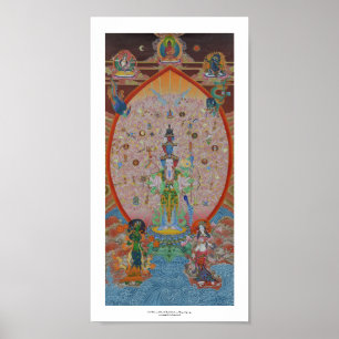 Poster av tusand-Armed Avalokiteshvara