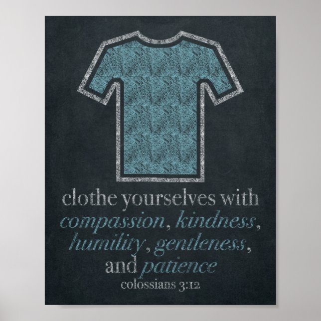 Poster av Tvätt rumschalkboard Art. 8x10 (Framsidan)