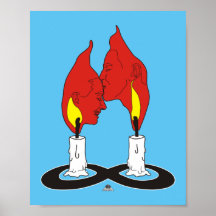 Poster av Twin Flame Kiss