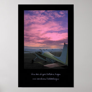 Poster av Twin Oaks flygplats