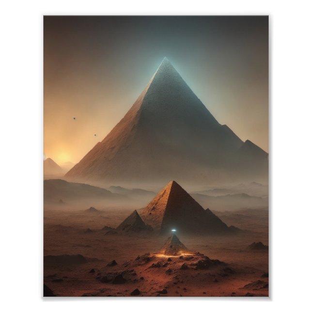 Poster av UFO Poster SCI FI Wall Art Alien (Framsidan)