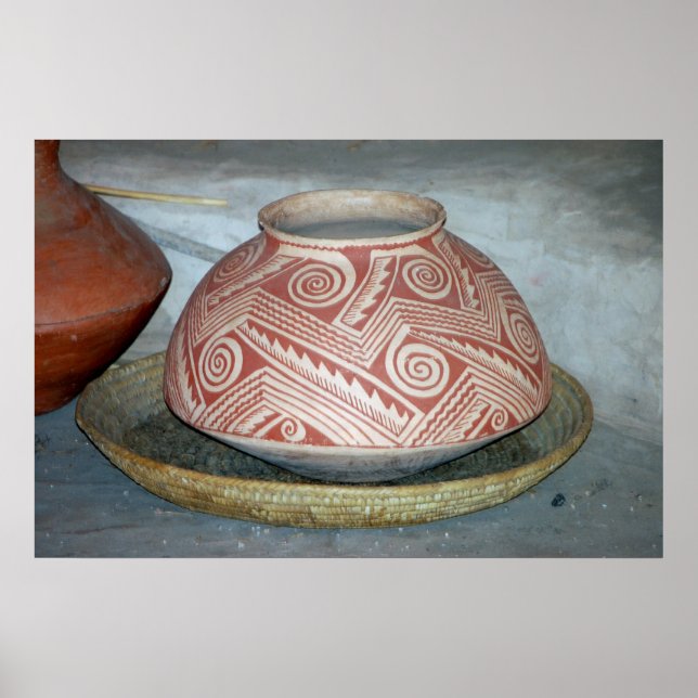 Poster av ursprunglig amerikansk pottery (Framsidan)