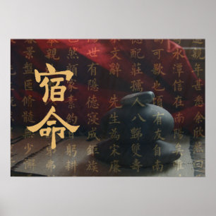 Poster av vacker Karma Art