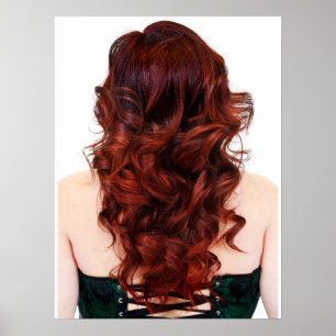Poster av vackert brandombre' Salon