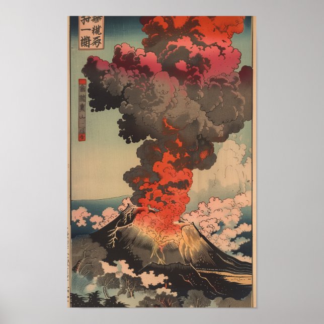 Poster av vasslor och rökväv (Framsidan)