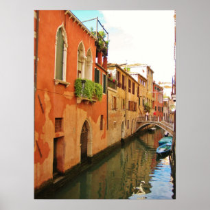 Poster av Venedig-kanalen