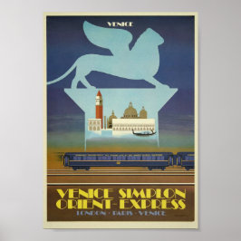 Poster av Venedig Simplon (Orient Express)