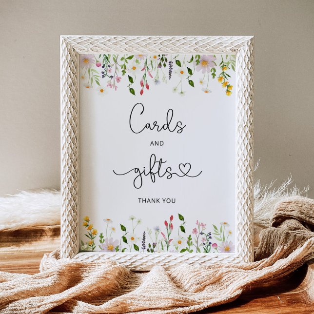 Poster av vildblommor och gåvor (Skapare uppladdad)