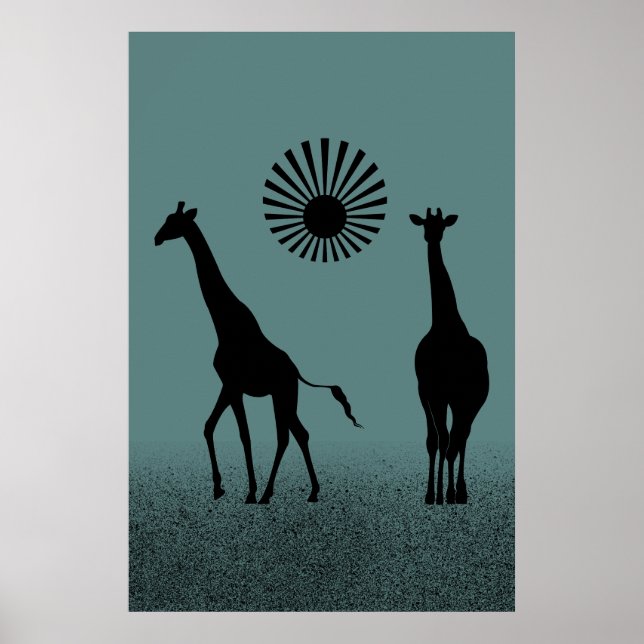 poster av vildens designgiraff (Framsidan)