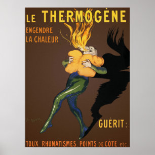 Poster av vintage annons