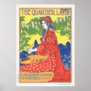 Poster av vintage Art Magazine Cover