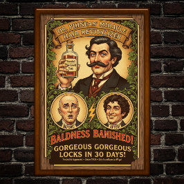 Poster av vintage Balness Cure Advertising