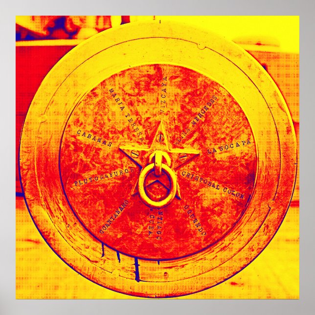 Poster av vintage Cannon-popup (Framsidan)