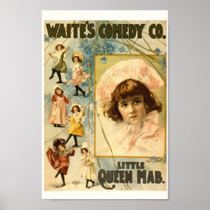 Poster av vintage Comedy Show Advertisement