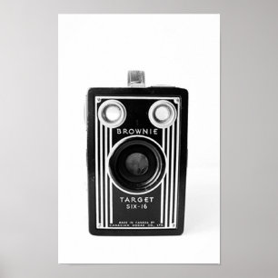 Poster av vintage kameraavbildning