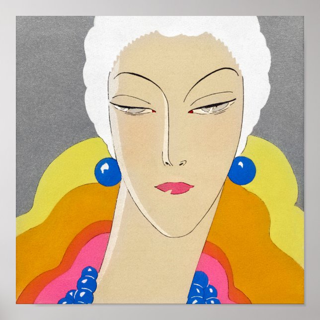 Poster av vintage magasinaomslag (Framsidan)