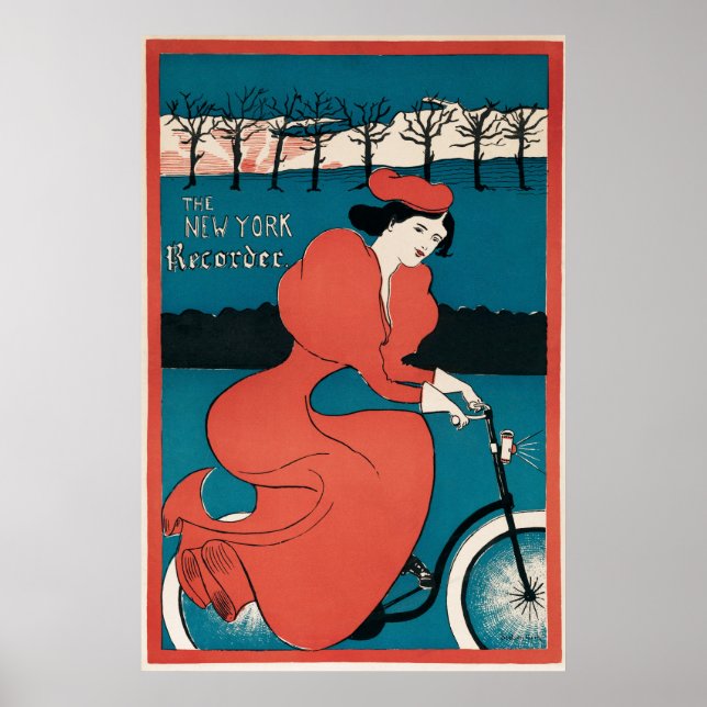 Poster av vintage magasinaomslag (Framsidan)