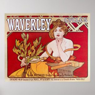 Poster av vintage Magazine Cover/Advertisement