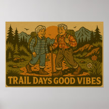Poster av vintage och väggkonst utomhus