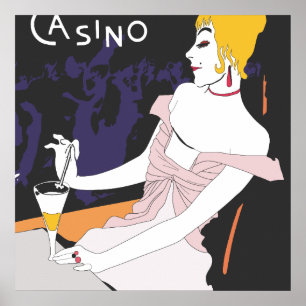 Poster av vintage Odeon Casino-utskrift