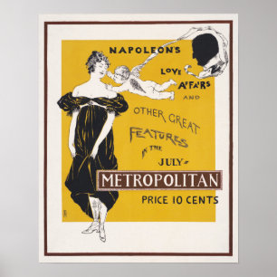 Poster av vintage/prestandaannonsering