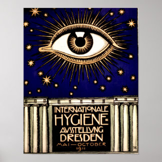 Poster av vintage/prestandaannonsering