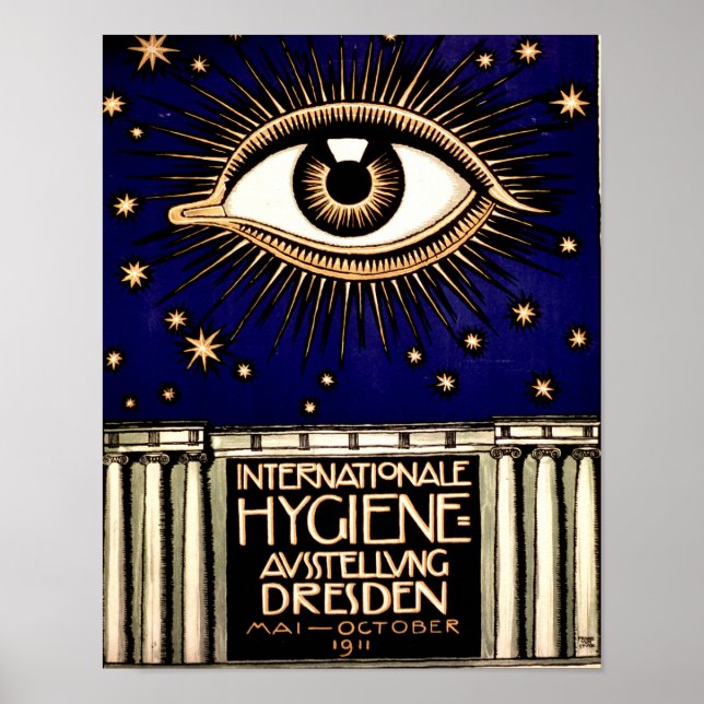 Poster av vintage/prestandaannonsering (Framsidan)