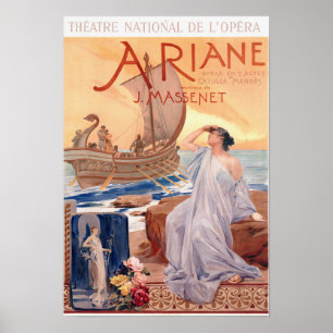 Poster av vintage/prestandaannonsering