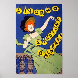 Poster av vintage/prestandaannonsering