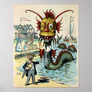 Poster av vintage Sea 