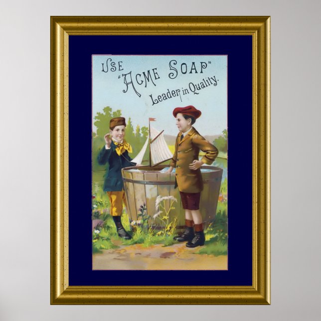 Poster av vintage-soap-ad-art (Framsidan)