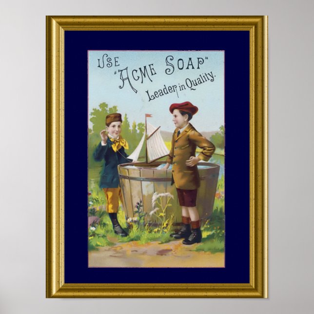 Poster av vintage-soap-ad-art (Framsidan)