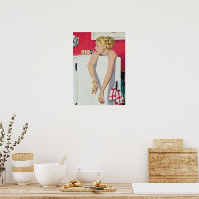 poster av vintagens hustrudekoder (Kök)