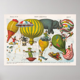 Poster av vintagens nyhetsblad