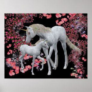 Poster av vitmajs och fantasy