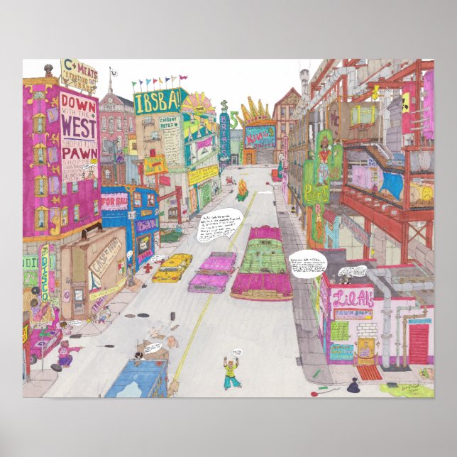 Poster av Voltz Eastside Moment (Framsidan)