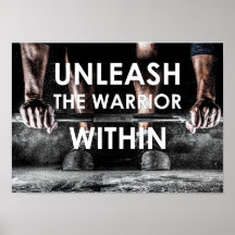 Poster av Warrior Gym Weight Training Body Fitness