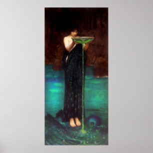 Poster av Waterhouse Circe Invidiosa