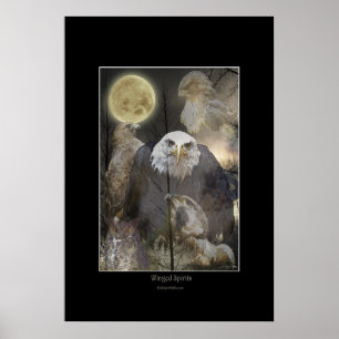 Poster av WINGED SPIRITS Raptor Art