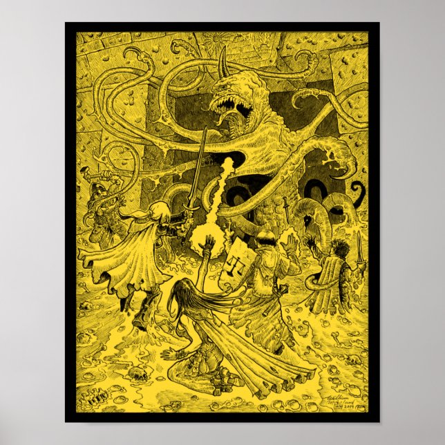 Poster av Zargon 11x14 sepia (Framsidan)