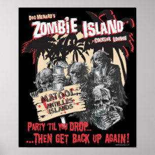 Poster av Zombie Island Cocktail Lounge