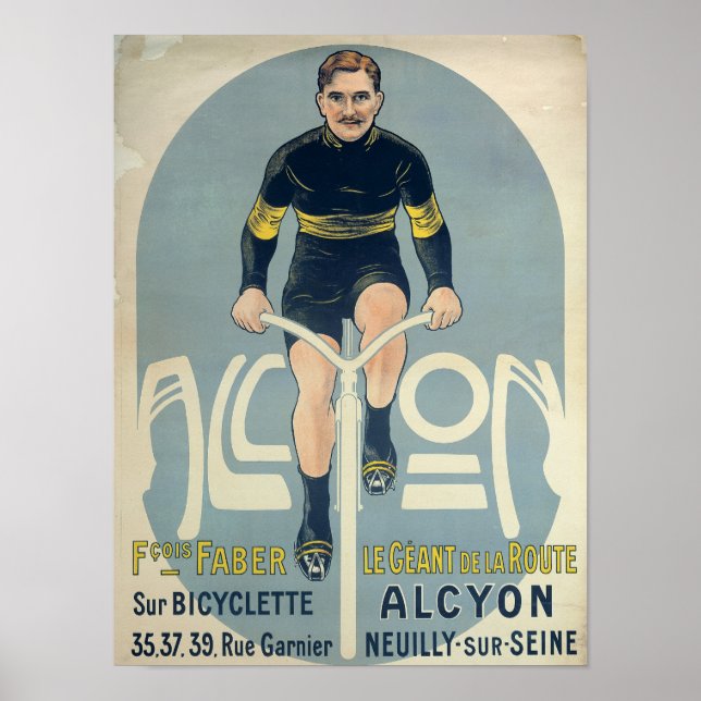 Poster avbildning av Francois Faber (Framsidan)