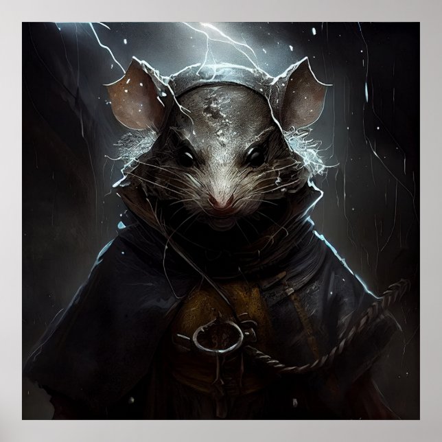 Poster avloppsvatten råtta (Framsidan)