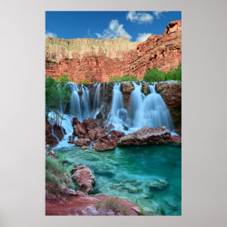 Poster avtryck av Navajo Falls, Havasupai Arizona