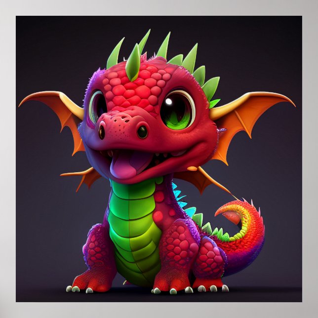 Poster Baby Dragon (Framsidan)
