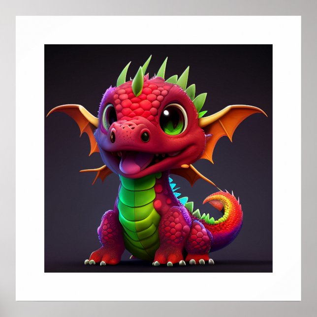 Poster Baby Dragon (Framsidan)