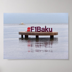 Poster Baku-formel-tävla