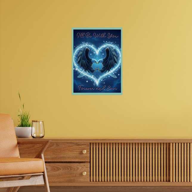 Poster Bald Eagle Heart Complete Unity Centerpiece (Vardagsrum 2)