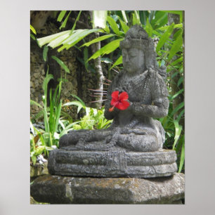 Poster: Bali Statue Poster