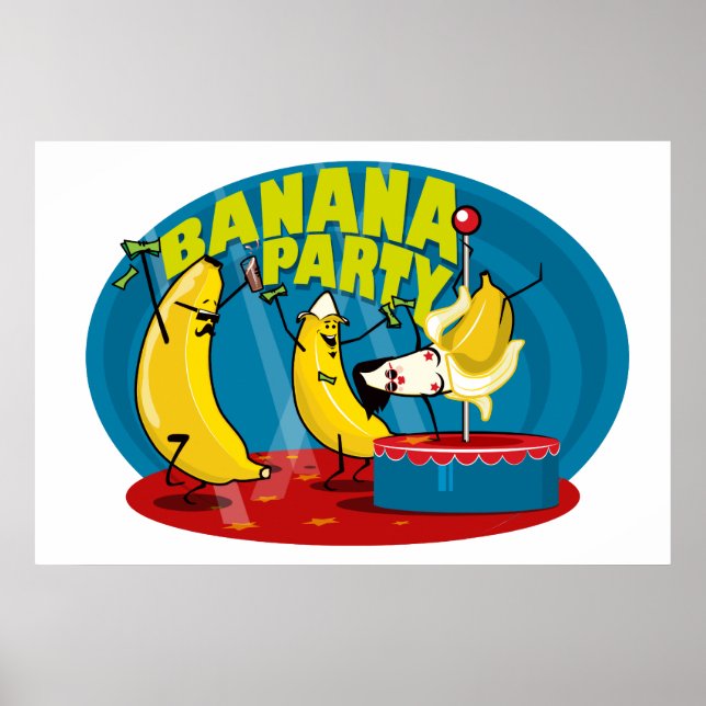 Poster Banana Party (Framsidan)